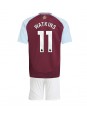 Aston Villa Ollie Watkins #11 Domácí dres pro děti 2024-25 Krátký Rukáv (+ trenýrky)